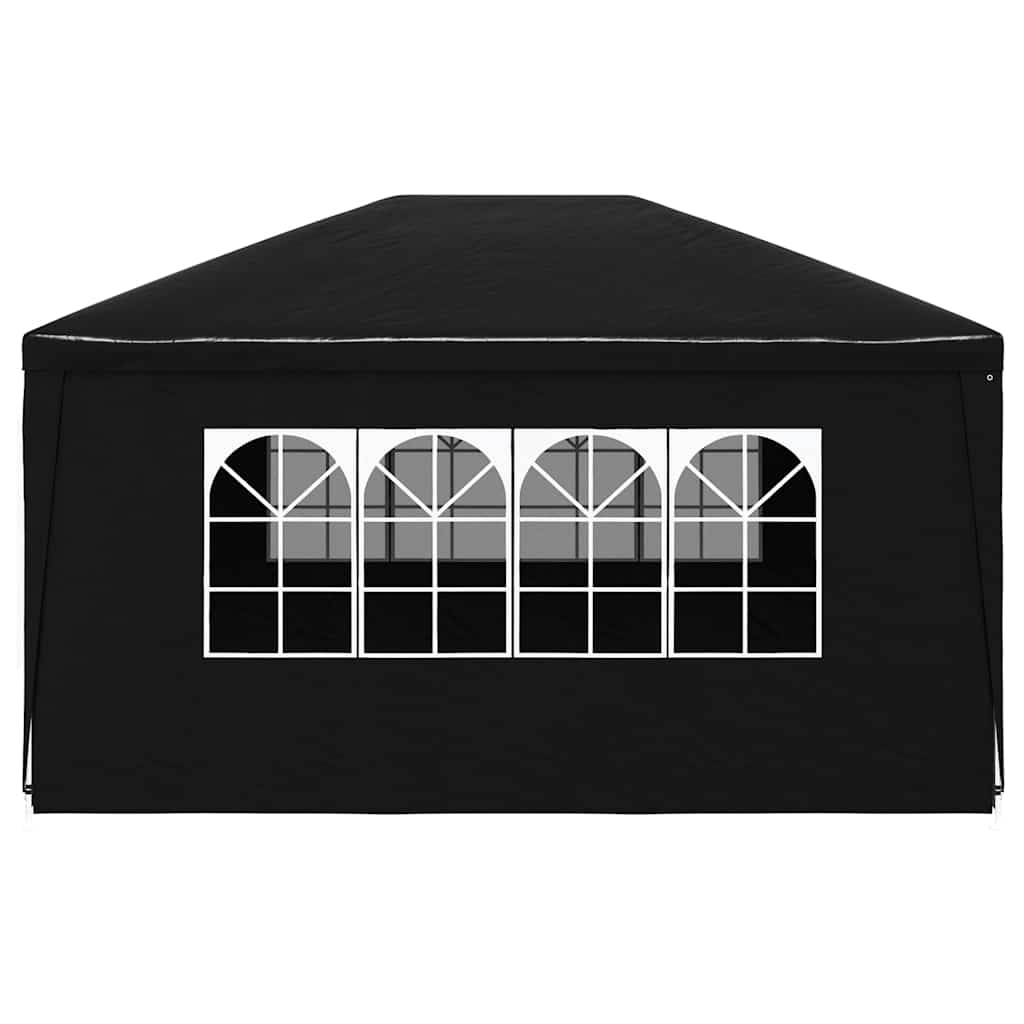 Party-Zelt 400 x 300 x 255 cm Rot PE und Stahl
