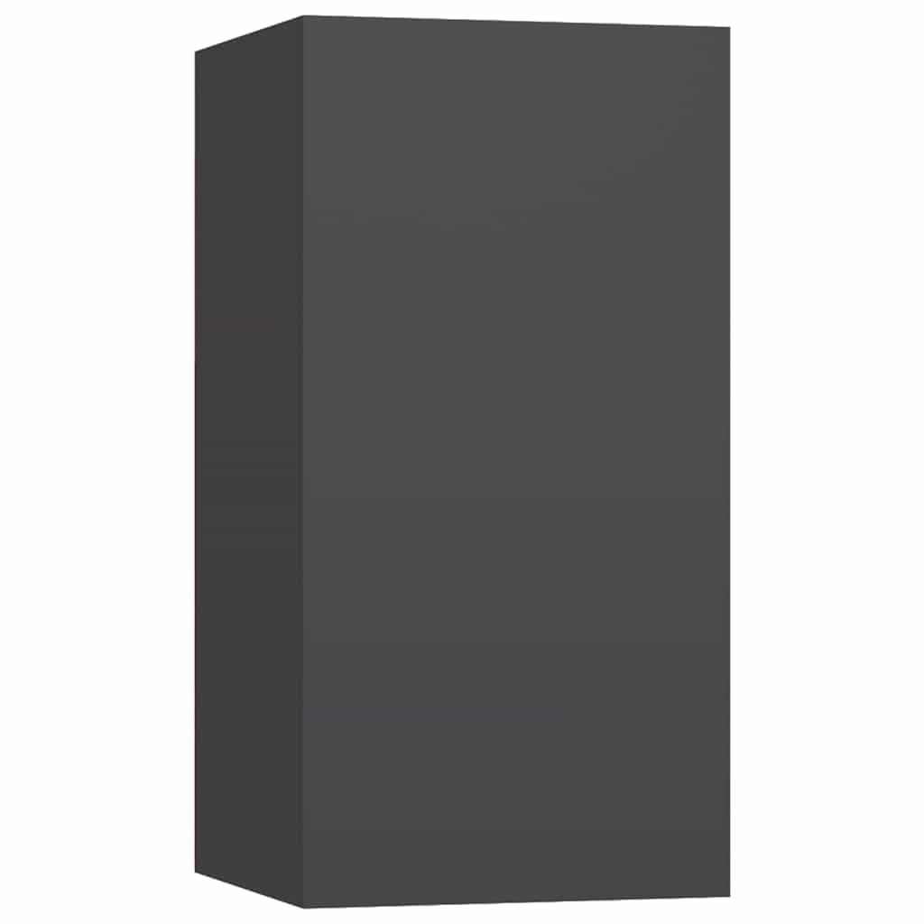 4-tlg. TV-Schrank-Set Weiß Holzwerkstoff