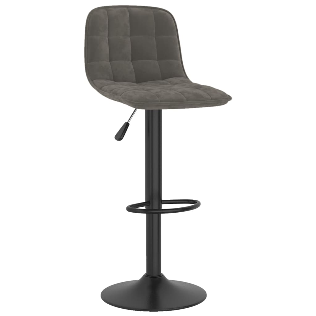 Barhocker 2 Stk. Hellgrün Samt