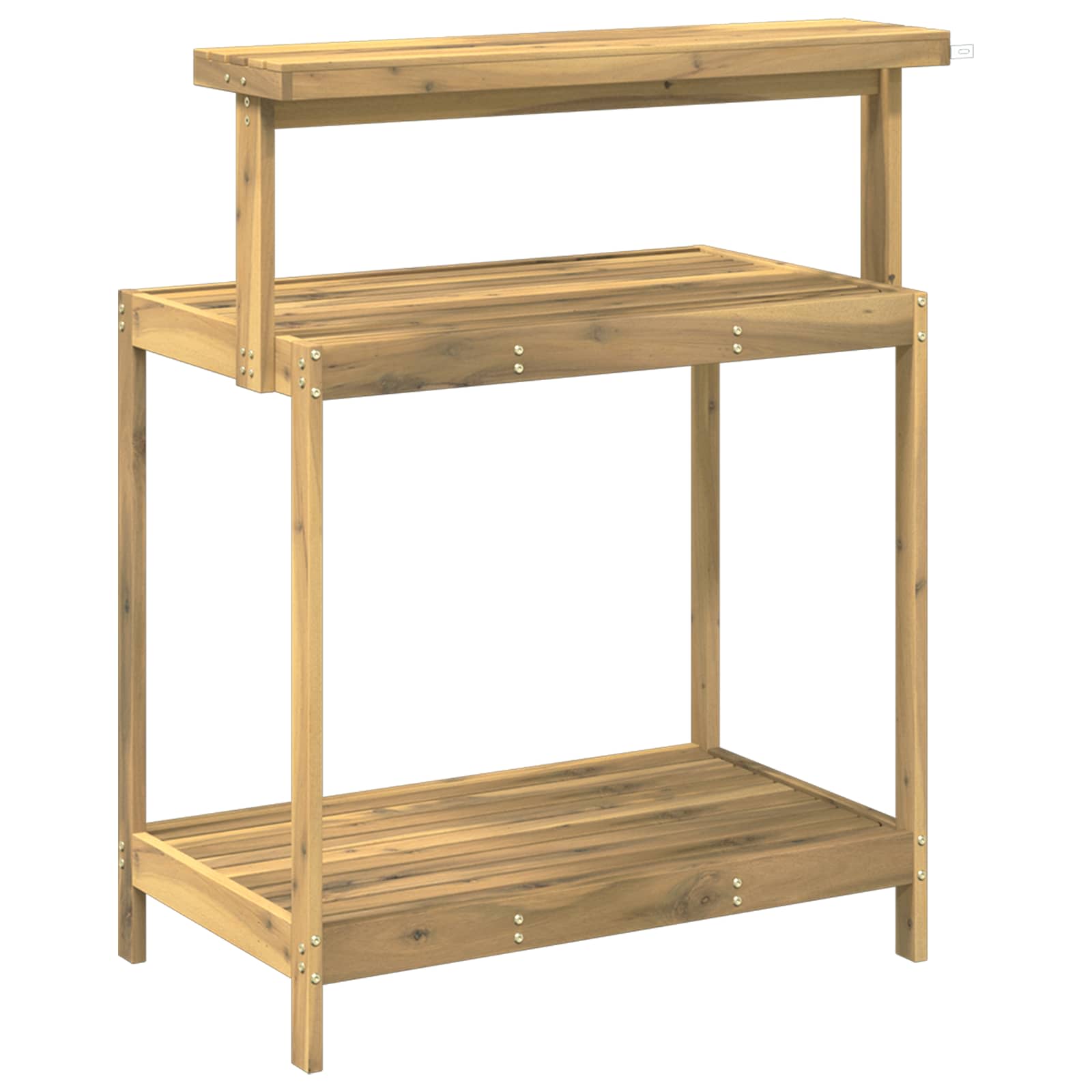Outdoor Umtopfbank 56,5 x 48,5 x 107 cm Massivholz Akazie Natur