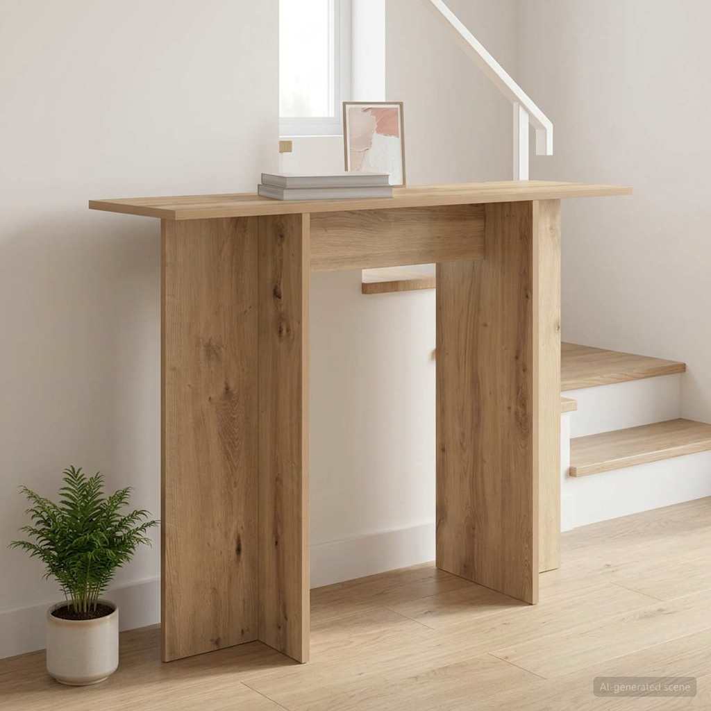 Konsolentisch Weiß 100 x 30 x 75 cm Holzwerkstoff