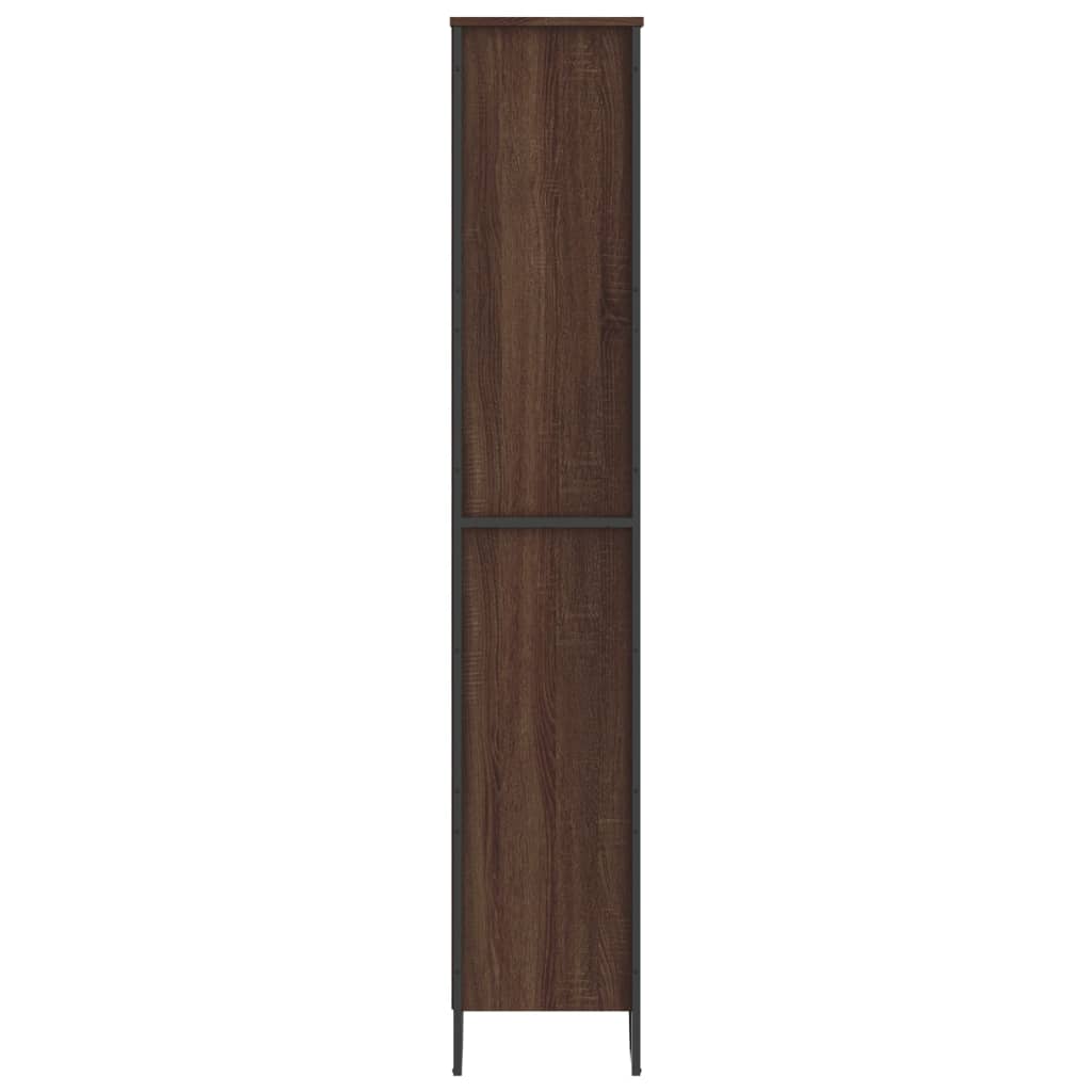 Bücherregal Schwarz 80x31x169 cm Holzwerkstoff