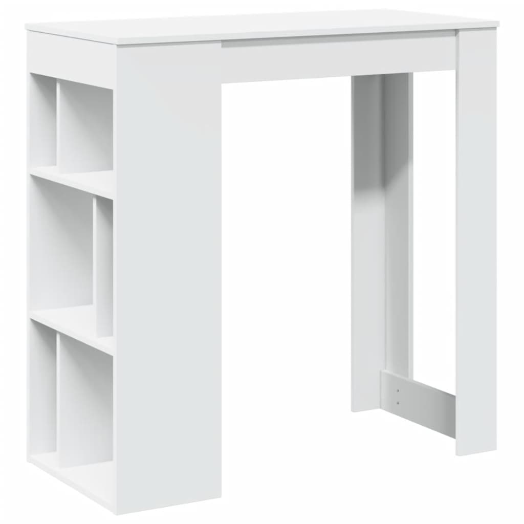 Bartisch Schwarz Eichen-Optik 102 x 50 x 103,5 cm Holzwerkstoff