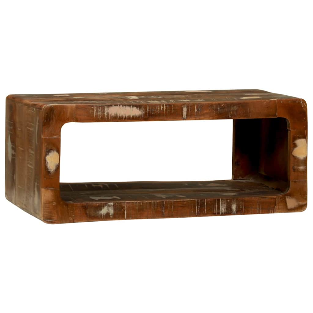 TV-Schränk mit Regal Braun 60 x 30 x 25 cm Massivholz Mango