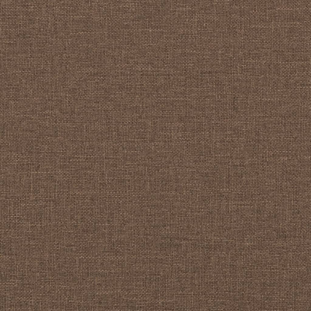 3-Sitzer-Sofa mit Hocker Hellgrau 180 cm Stoff