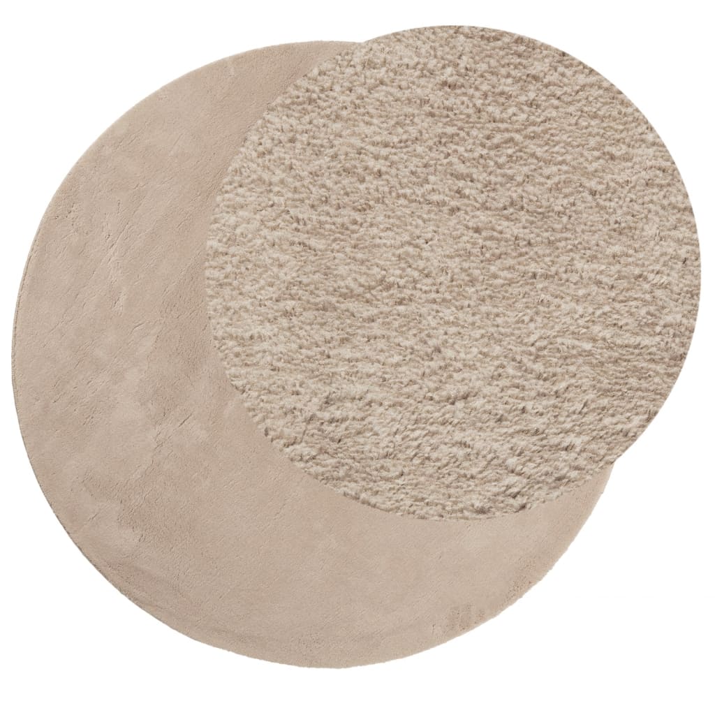 Teppich HUARTE Kurzflor Weich und Waschbar Anthrazit 60x110 cm