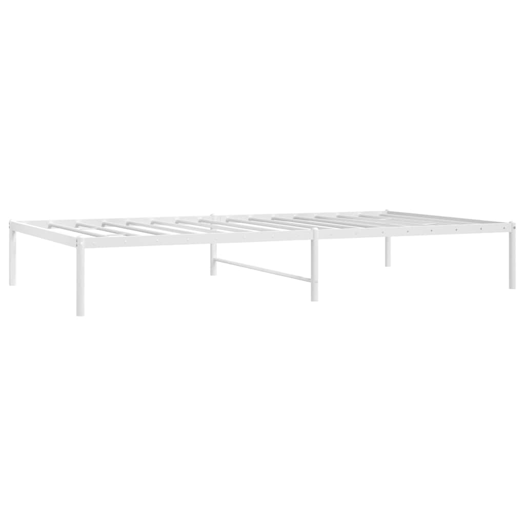 Bettgestell Metall Schwarz 75x190 cm