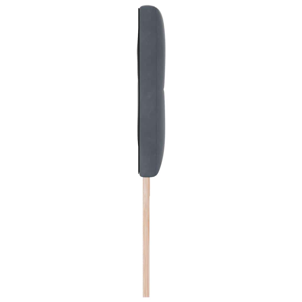 Kopfteil Hellgrau 80 cm Samt