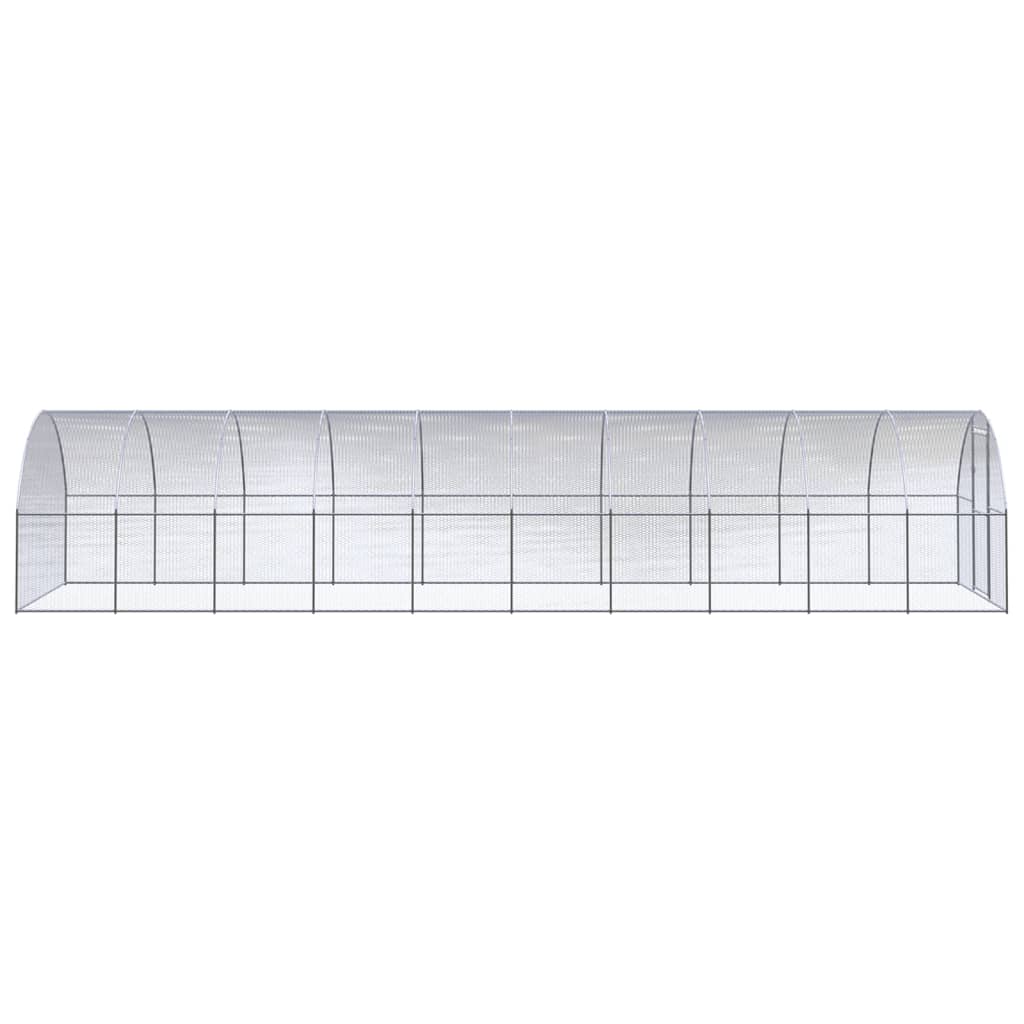 Outdoor-Hühnerstall 3x2x2 m Verzinkter Stahl