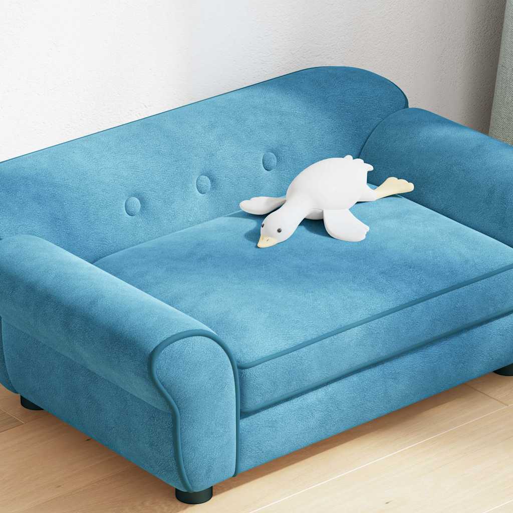 Hundesofa Dunkelgrau 72x45x30 cm Plüsch