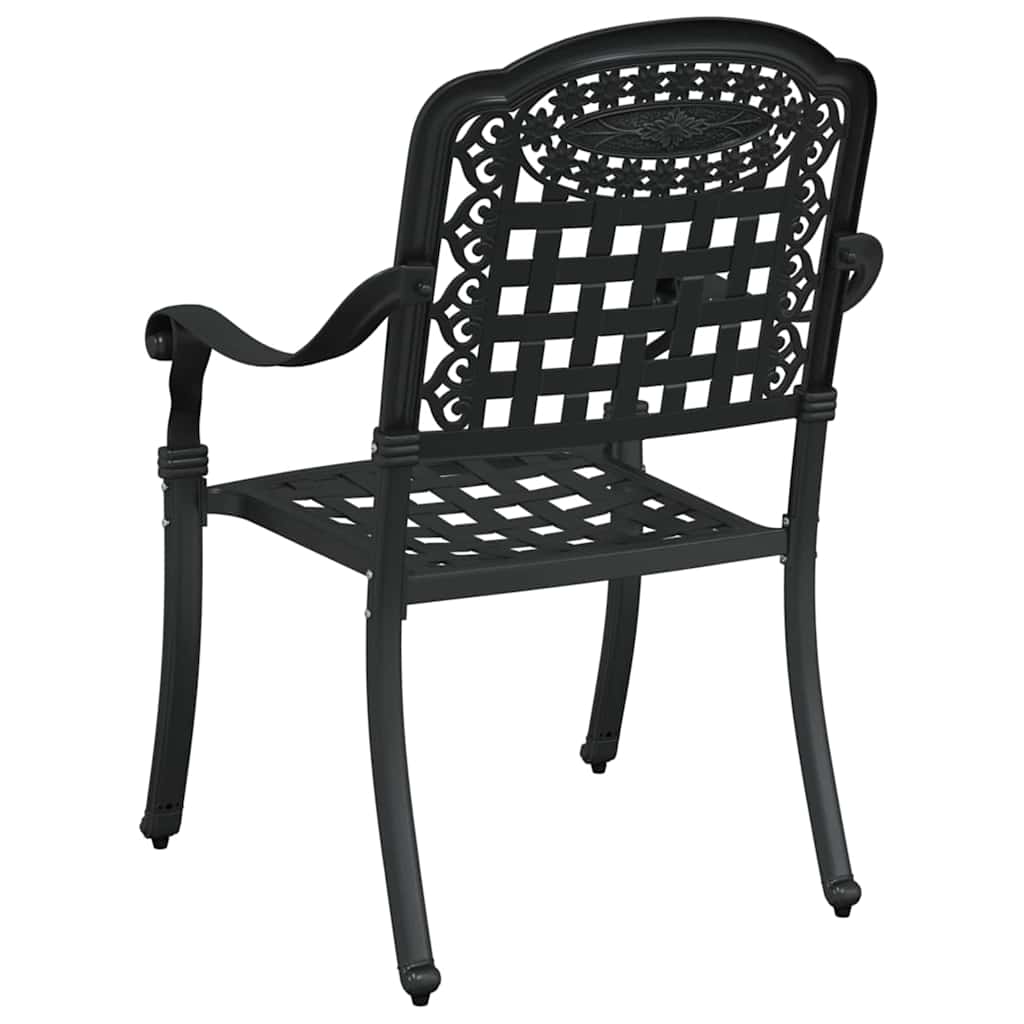 Gartenstuhl 2 pcs Bronze 55 x 56,5 x 91cm Aluminium