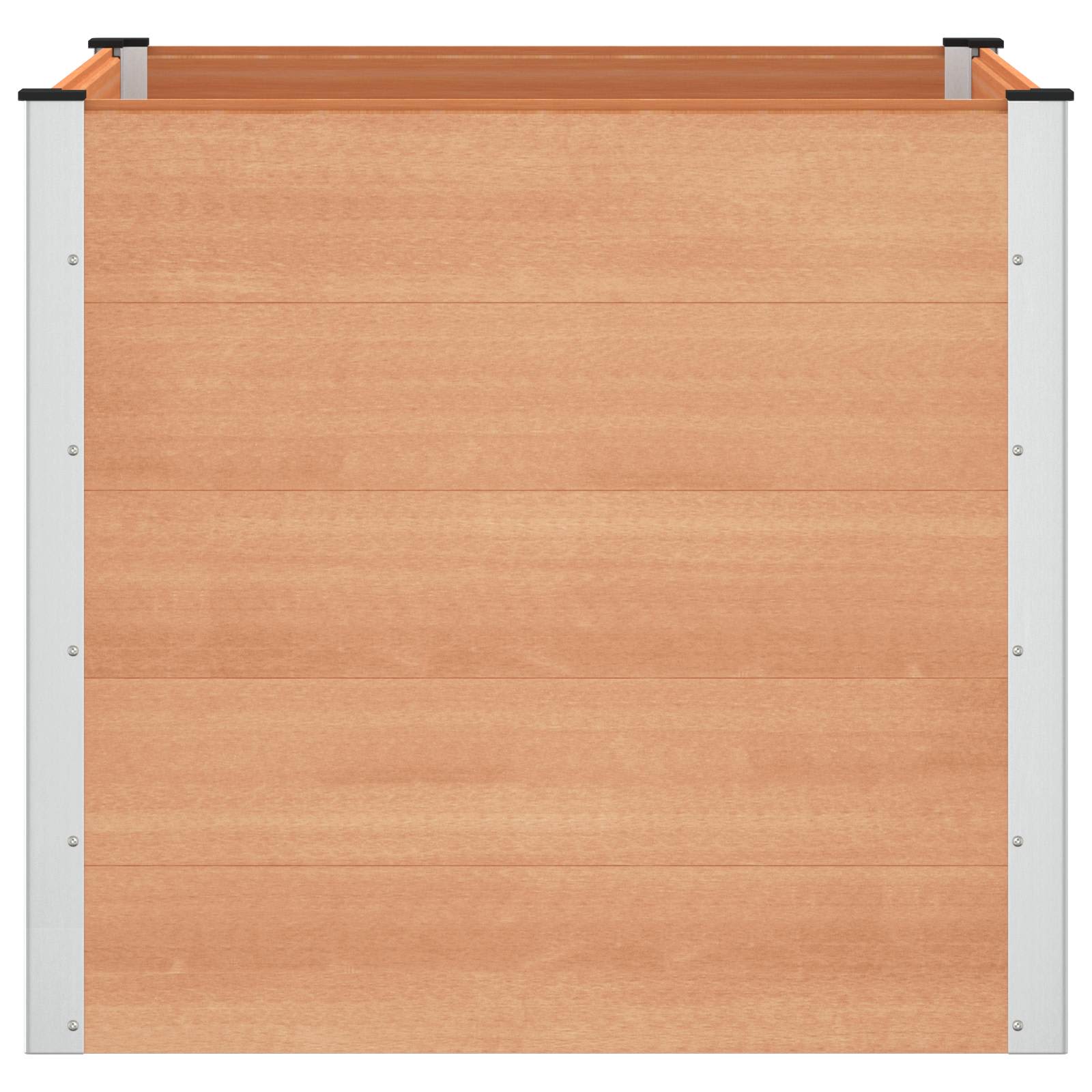 Garten-Hochbeet 200x50x54 cm WPC Grau