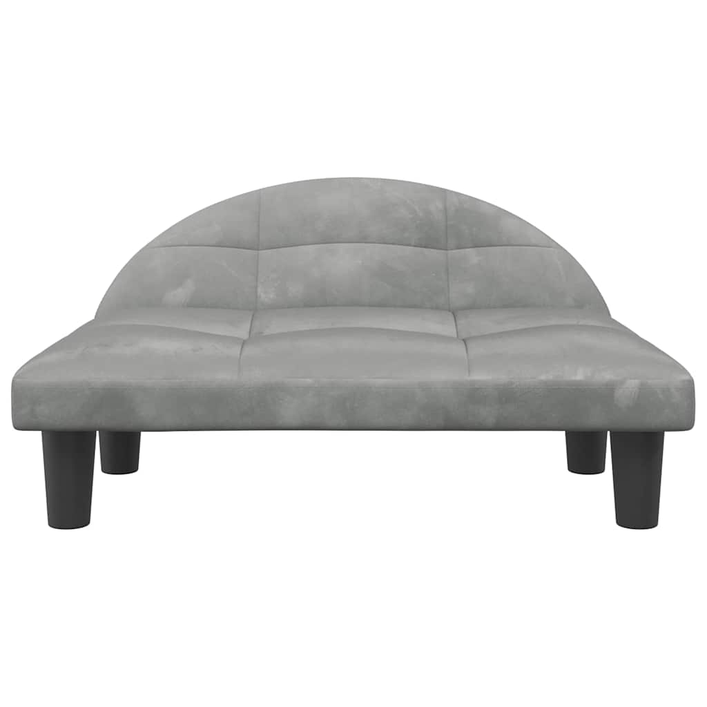 Hundebett Creme 70x52x30 cm Stoff