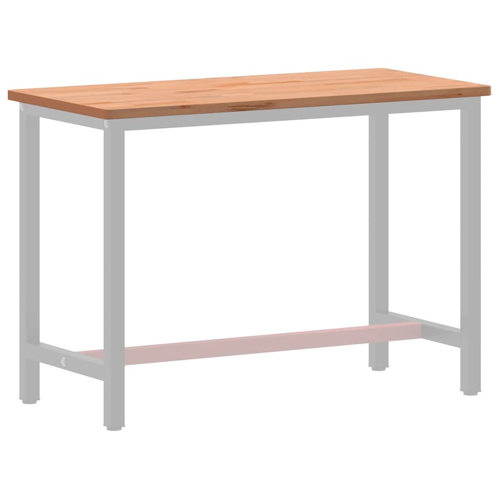 Schreibtischplatte 80x55x2,5 cm Massivholz Buche