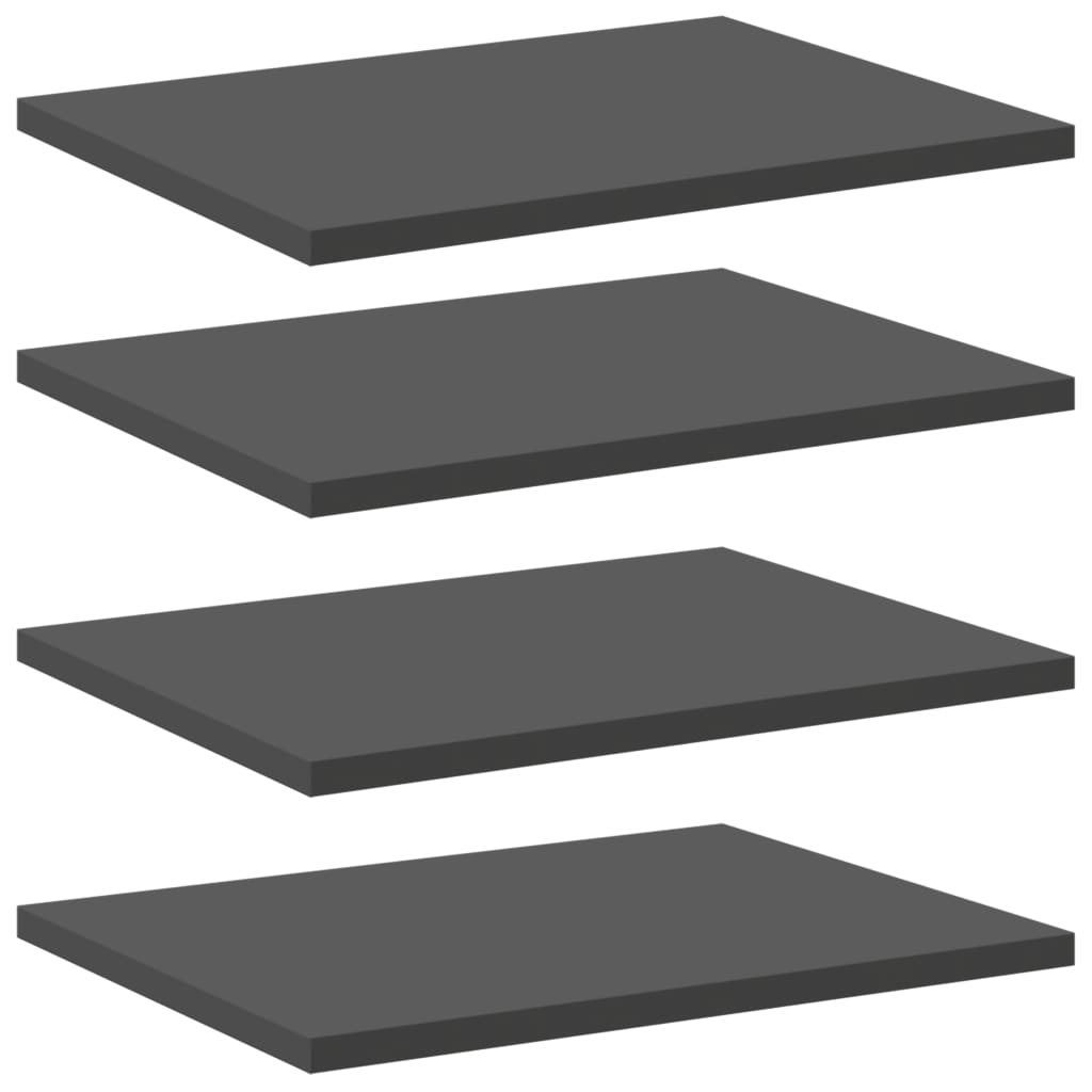 Bücherregal-Bretter 4 Stk. Weiß 40x10x1,5 cm Holzwerkstoff
