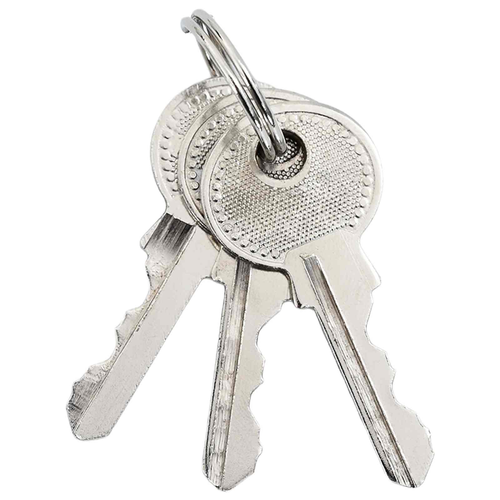 U Schloss mit Schlüsseln Messing 6 x 2 x 9,1 cm Eisen
