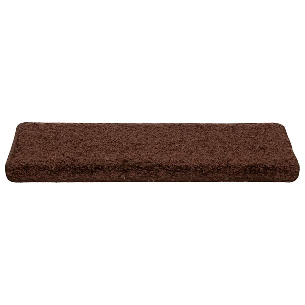 Stufenmatten 15 Stk. 65x21x4 cm Grau Rechteckiger Rand
