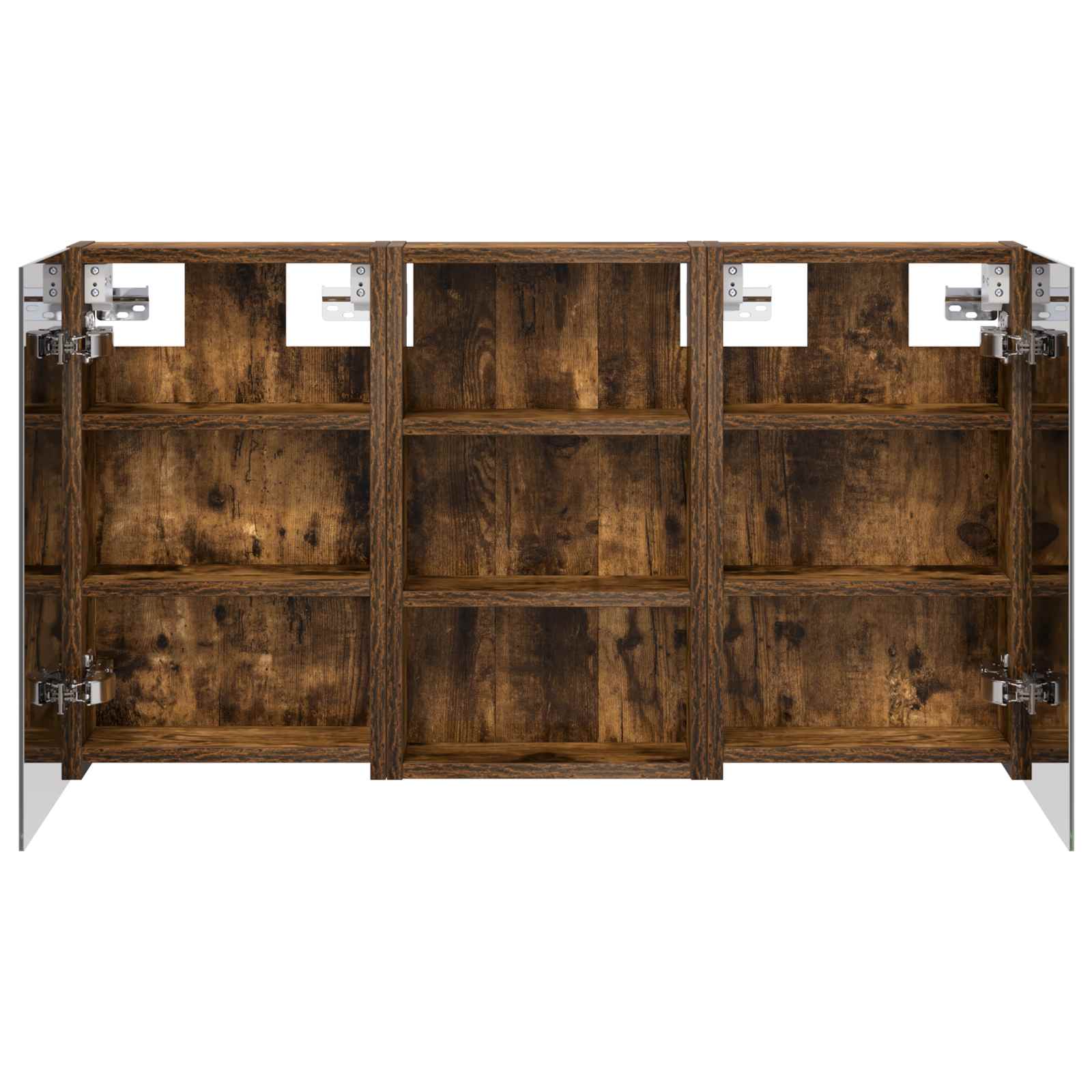 Badezimmerschrank-Set 3 pcs 80 x 10,5 x 50 cm Holzwerkstoff