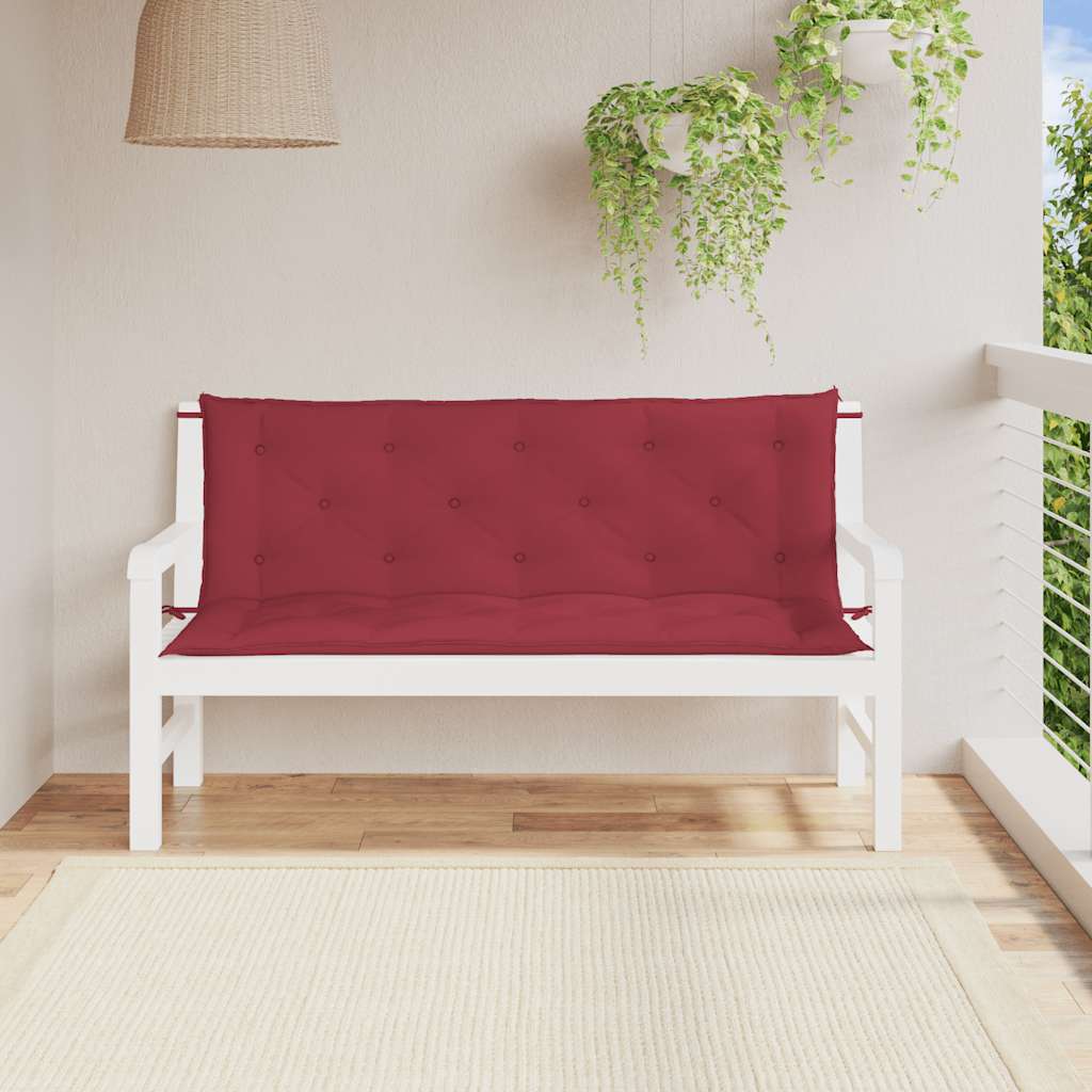 Gartenbank-Auflage Anthrazit 100x(50+50)x7 cm Oxford-Gewebe