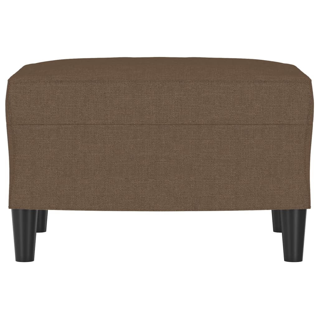 Fußhocker Hellgrau 60x50x41 cm Stoff