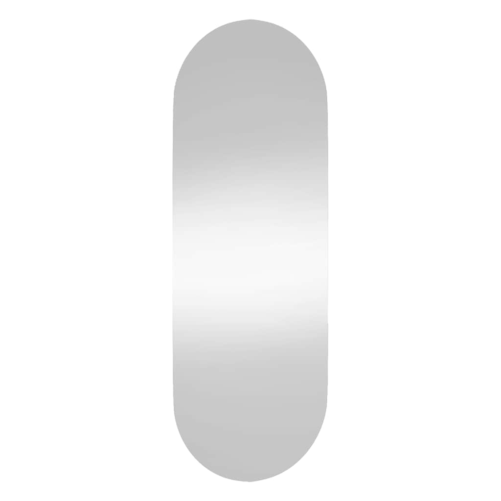 Spiegel mit LED-Leuchten 60x30 cm Glas Oval
