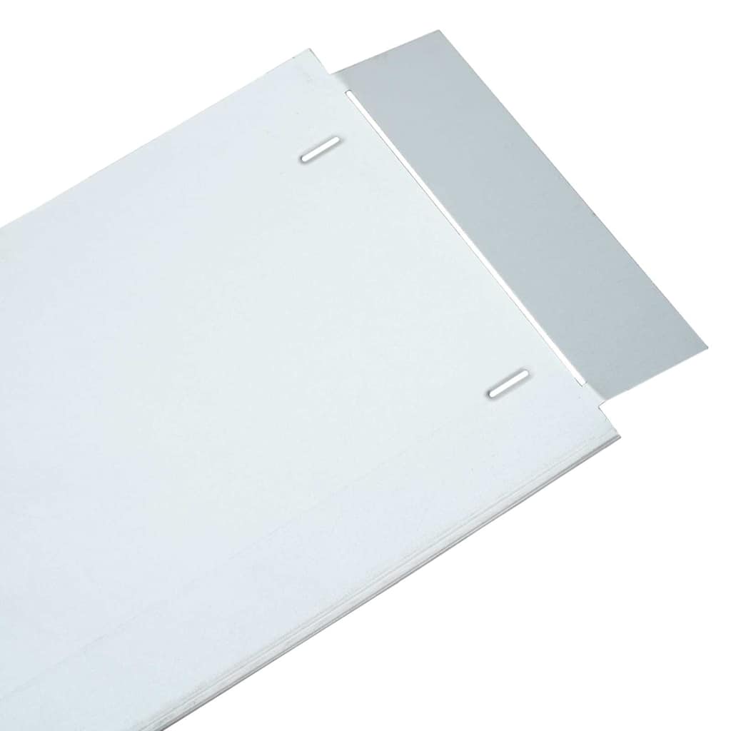 Flexible Rasenkante 5-er Set Verzinkter Stahl 100x14 cm
