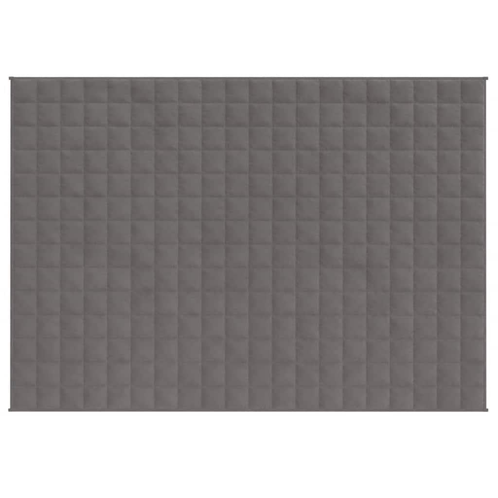 Gewichtsdecke Grau 122x183 cm 5 kg Stoff