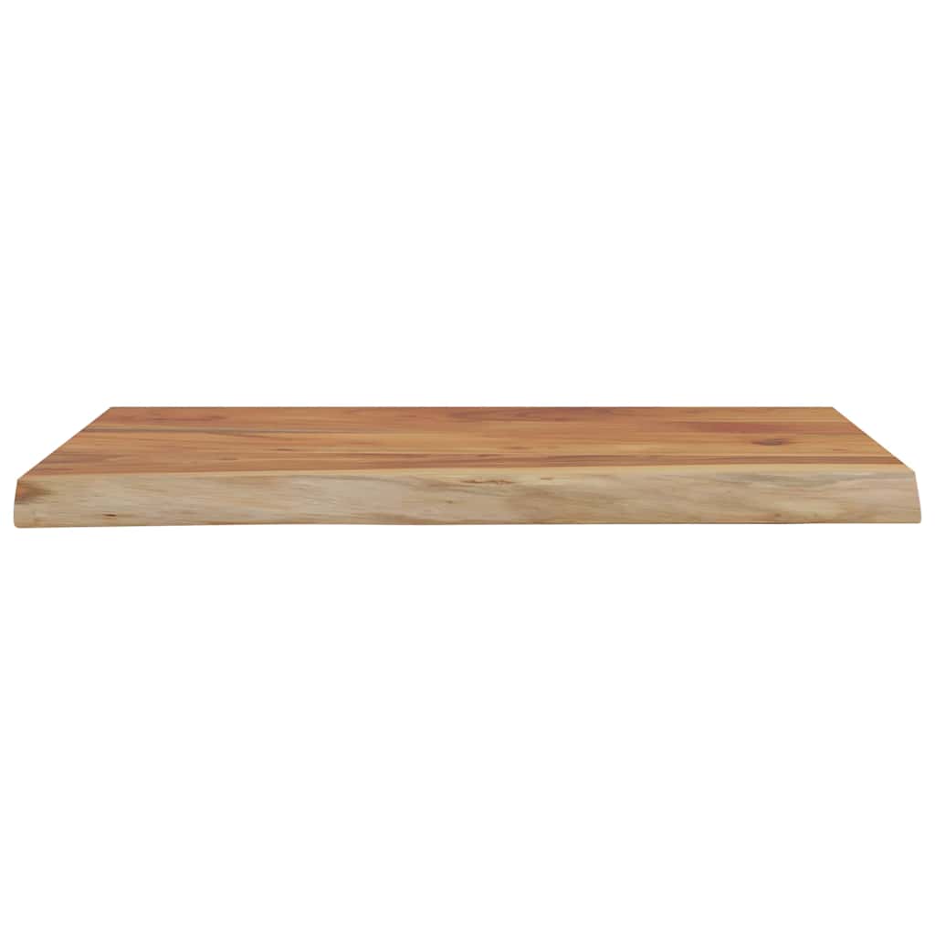 Wandregal 40x20x2,5 cm Rechteckig Massivholz Akazie Baumkante