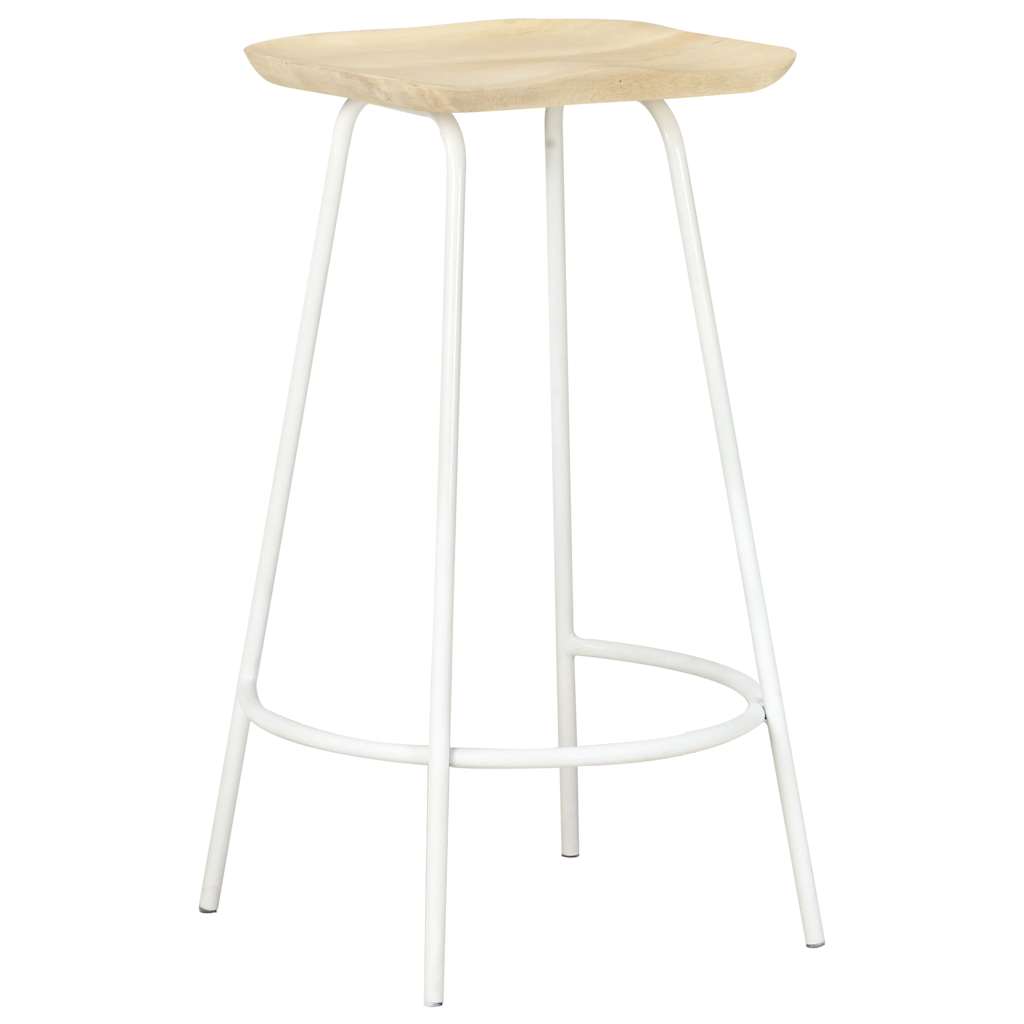 Barhocker 2 Stk. Mango Massivholz