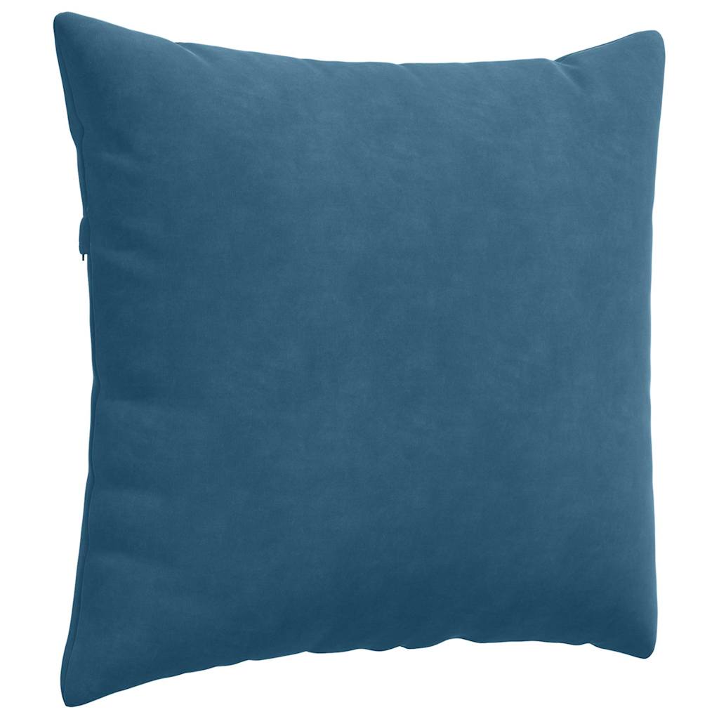 Sofakissen 2 Stück Blau 50 x 30 cm Cordstoff