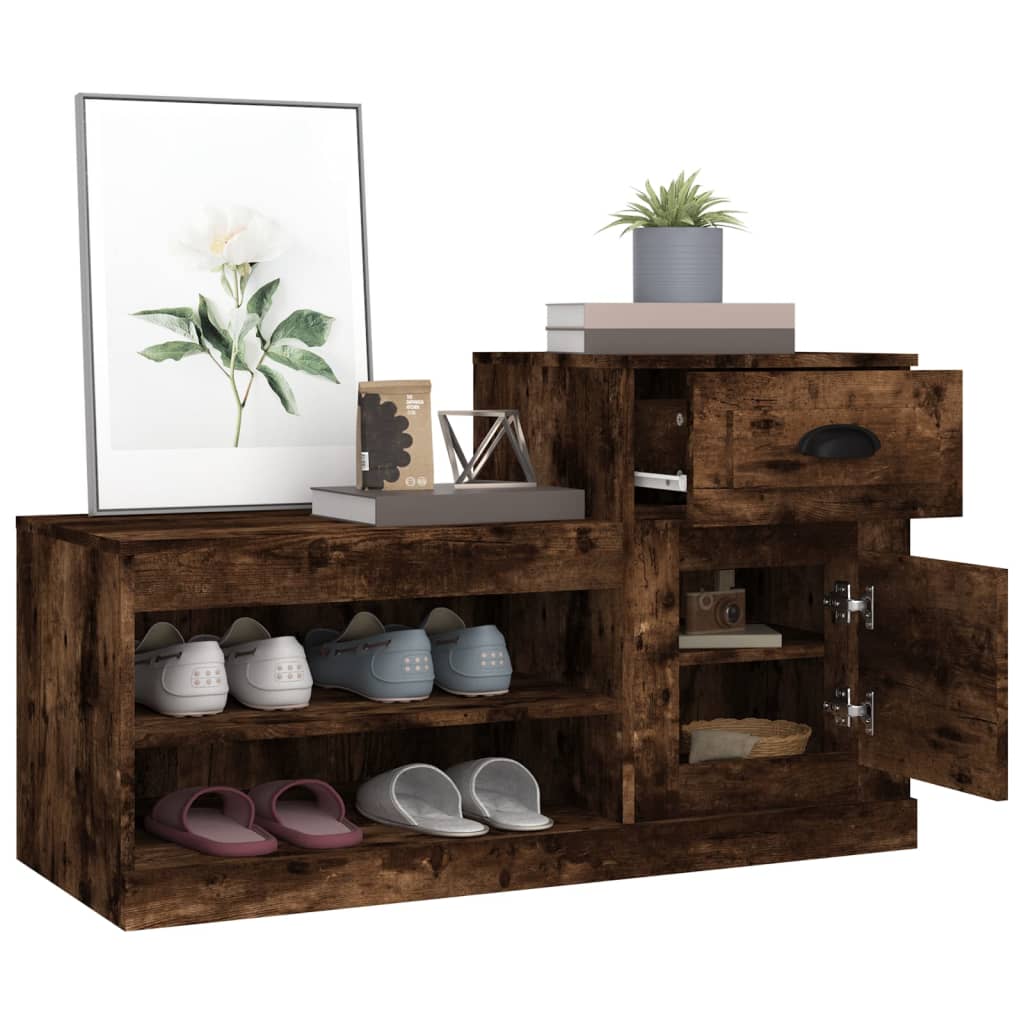 Schuhschrank Weiß 100x42x60 cm Holzwerkstoff