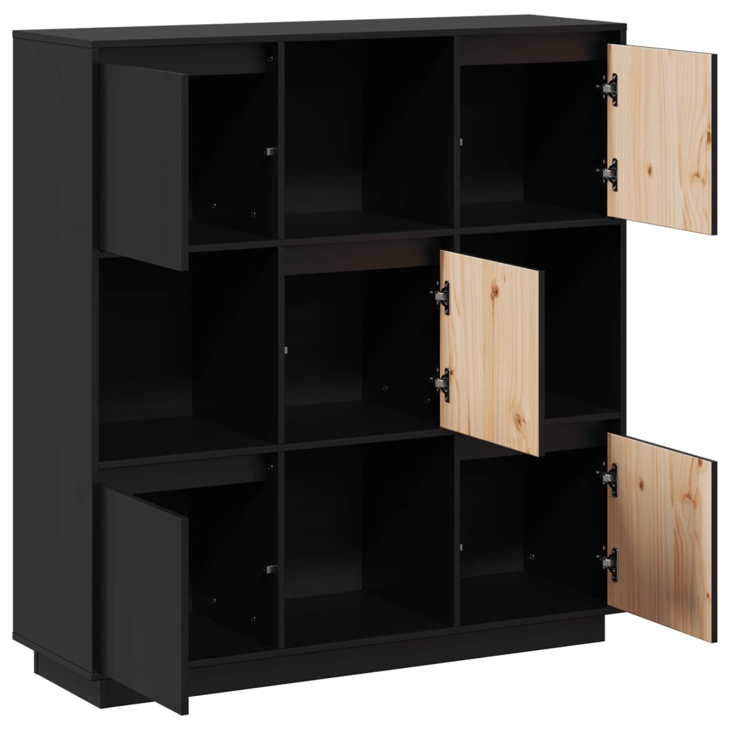 Highboard 110,5x35x117 cm Massivholz Kiefer