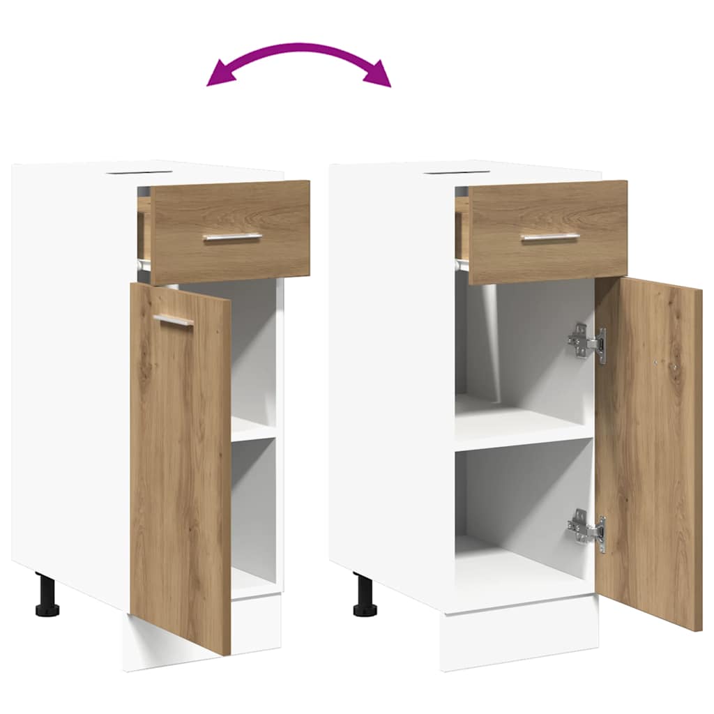 Unterschrank Lyon Weiß 60x46x81,5 cm Holzwerkstoff