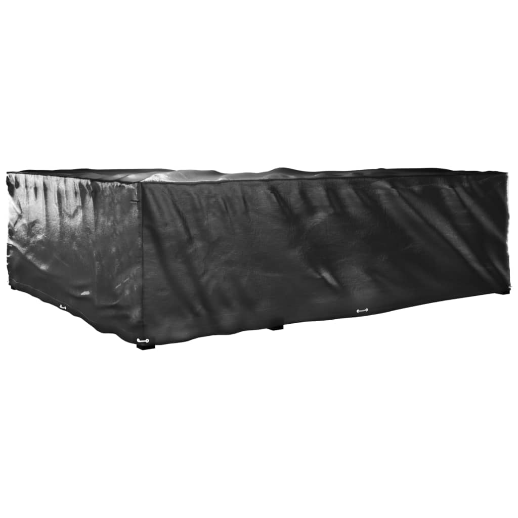 Gartenmöbel-Abdeckungen 2 Stk. L-Form 12 Ösen 250x250x90 cm