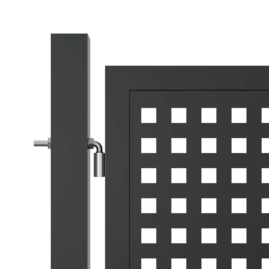 Gartentor Anthrazit 100x75 cm Stahl