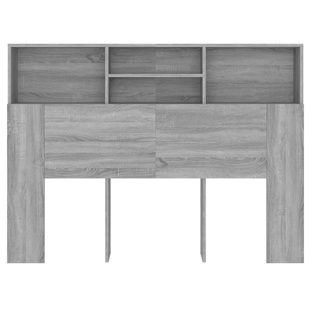 Bett-Kopfteil mit Ablagen Weiß 100x19x103,5 cm