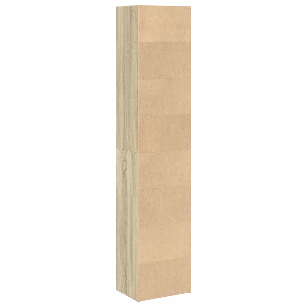 Bücherregal Weiß 80x30x189 cm Holzwerkstoff
