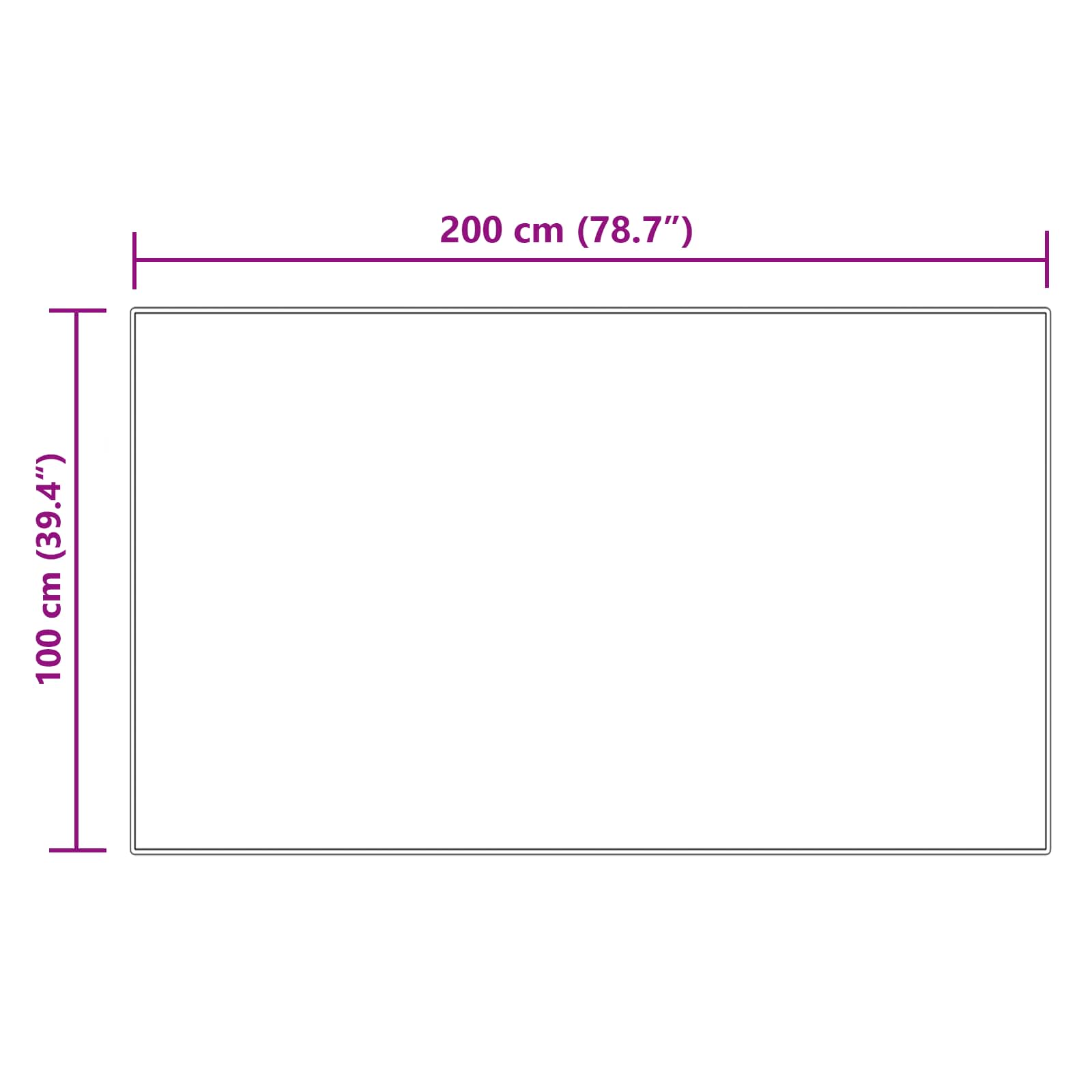 Teppich aus Kunstschaffell TAFALLA Weiß 60 x 110 cm Polyester