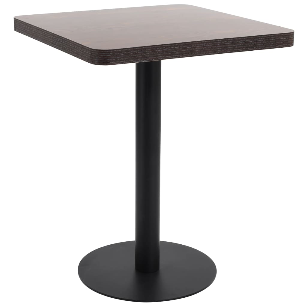 Bistrotisch Hellbraun 50x50 cm MDF