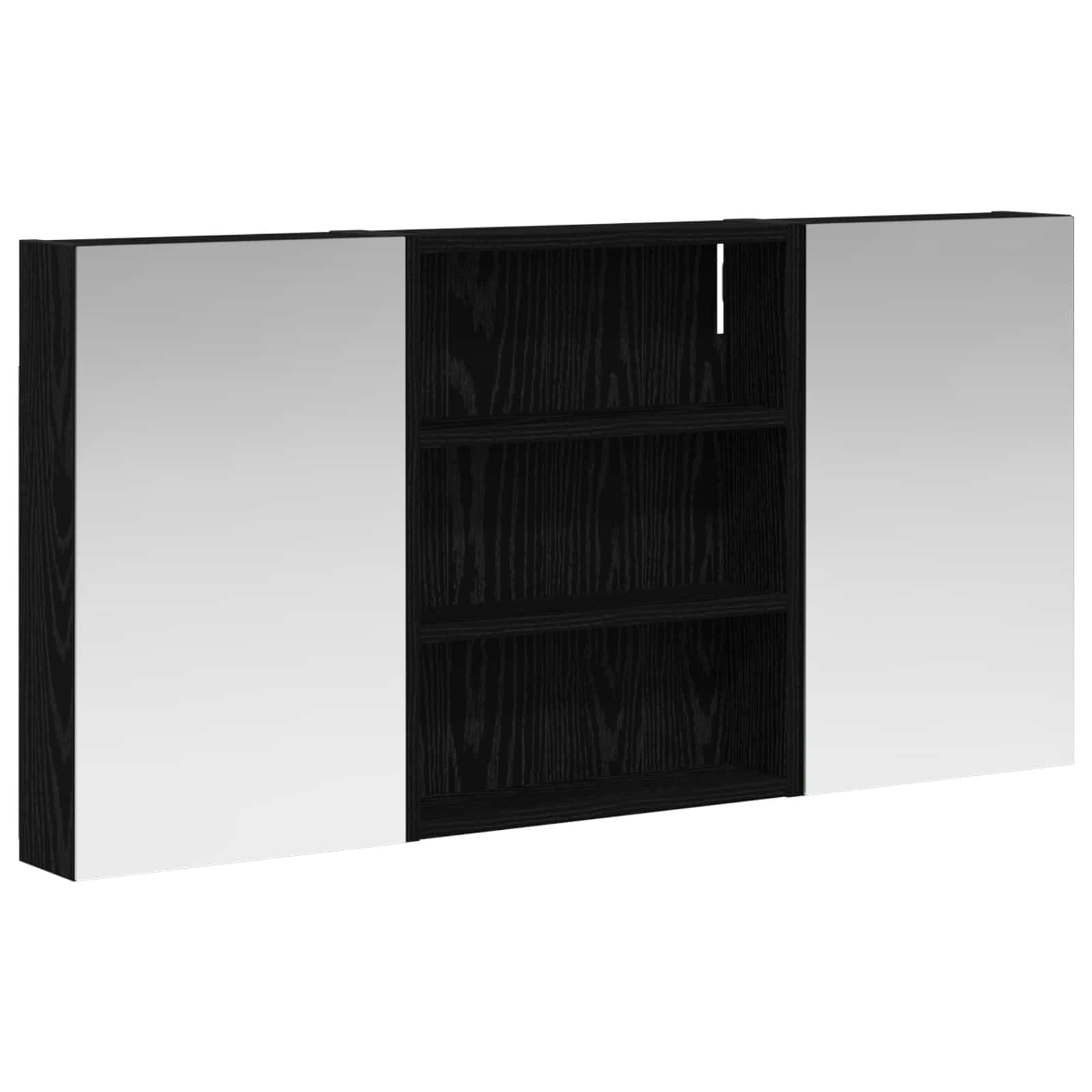 Badezimmerschrank-Set 3 pcs 80 x 10,5 x 50 cm Holzwerkstoff