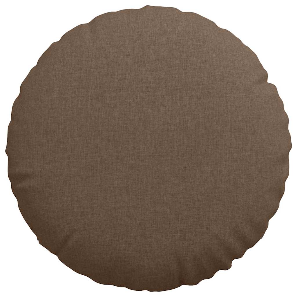 Sitzkissen 2 pcs Hellgrau Ø30 x 13 cm Stoff