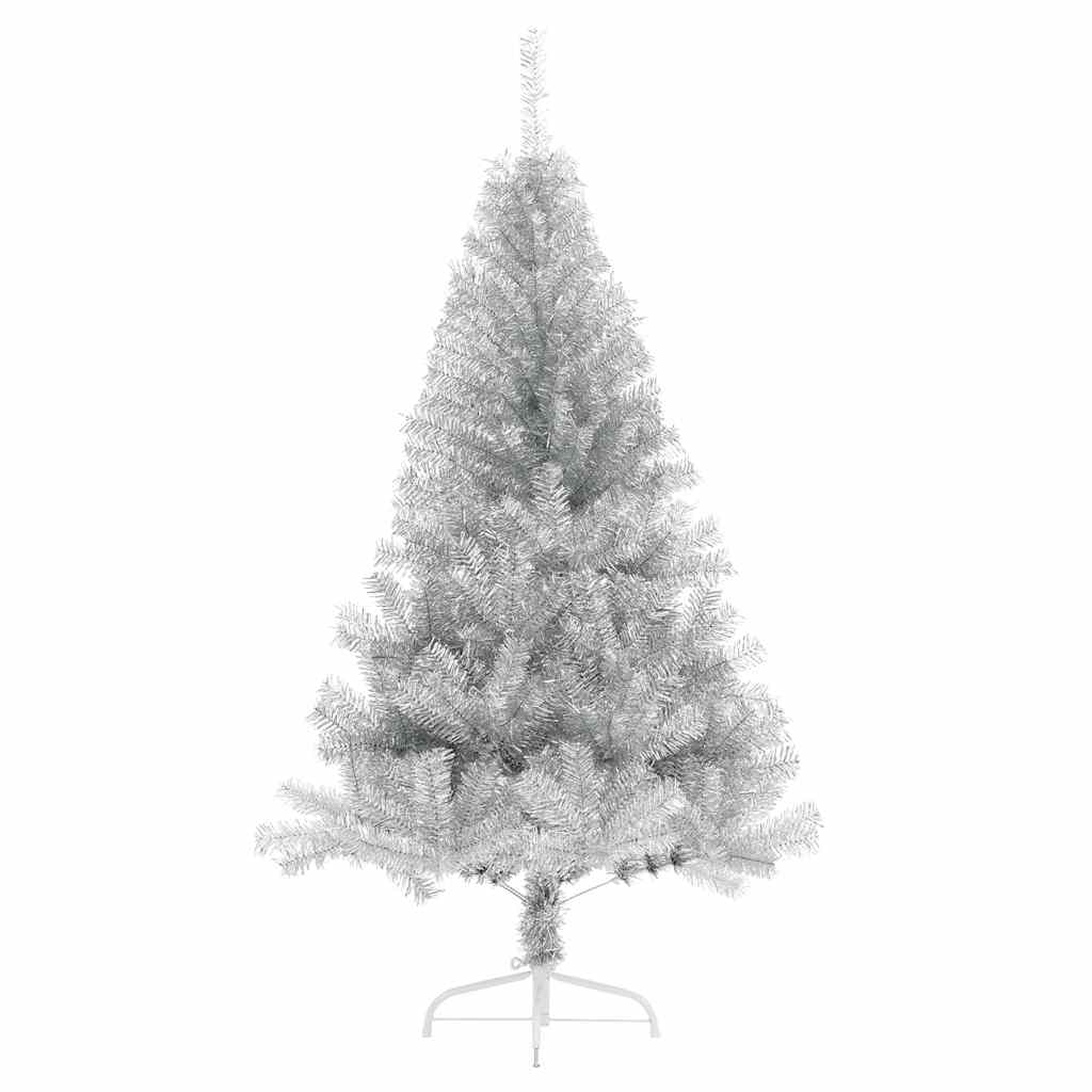 Künstlicher Halb-Weihnachtsbaum mit Ständer Grün 150 cm PVC