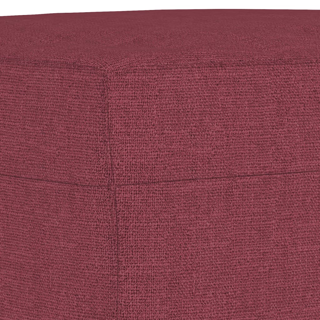 Fußhocker Hellgrau 60x50x41 cm Stoff