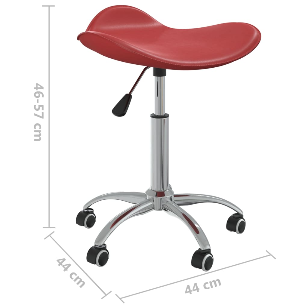 Bürostuhl Creme Kunstleder