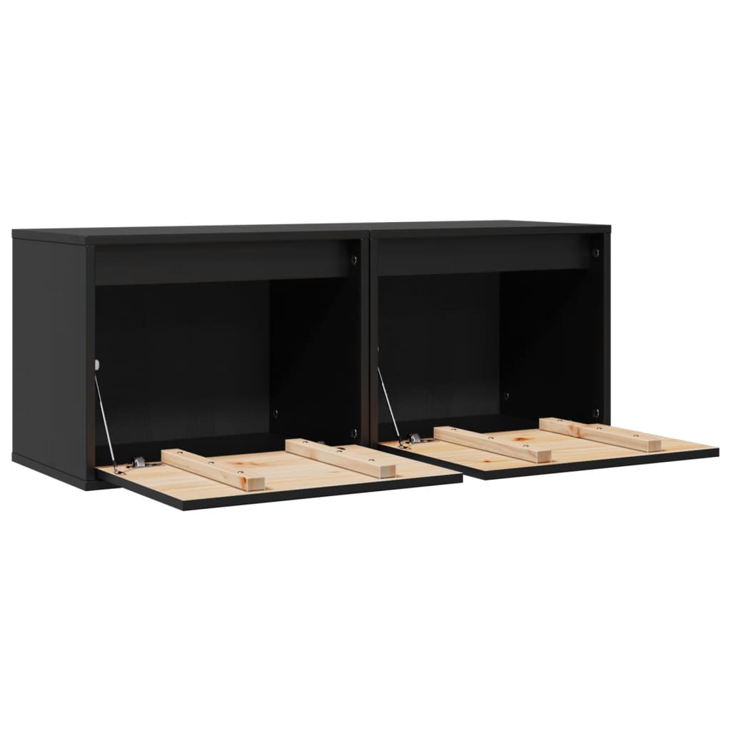 Wandschrank 45x30x35 cm Massivholz Kiefer
