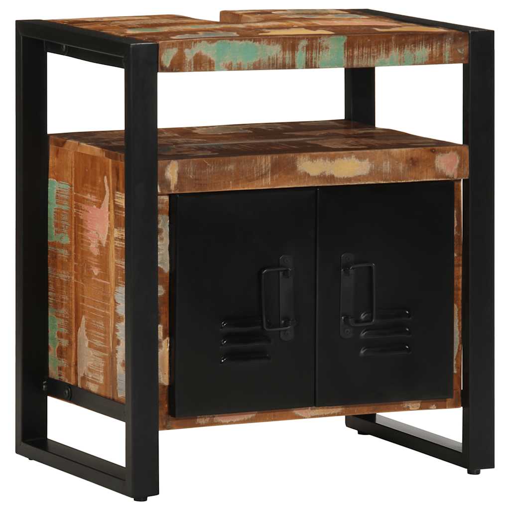 Badezimmerschrank Braun 55 x 35 x 60 cm Massivholz Mango