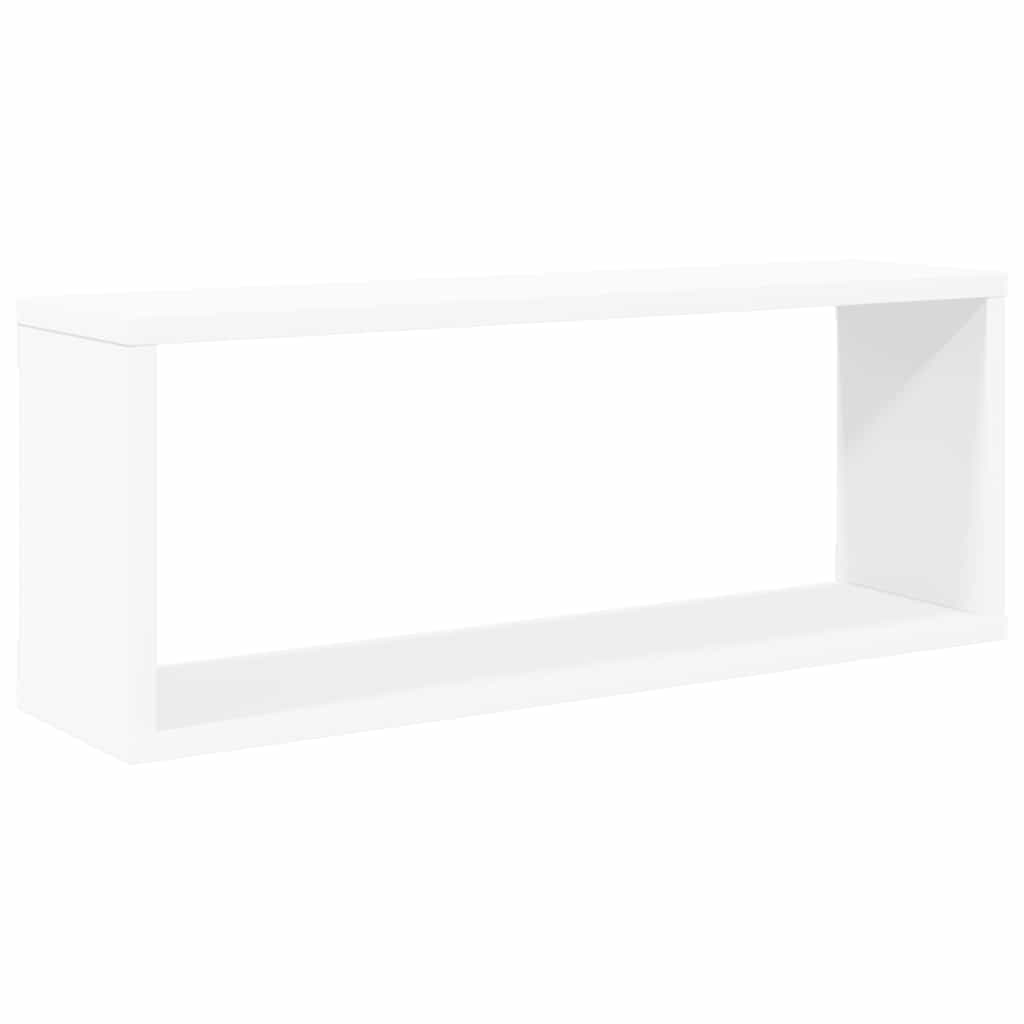 Würfelregale 2 Stk. Weiß 30x15x30 cm
