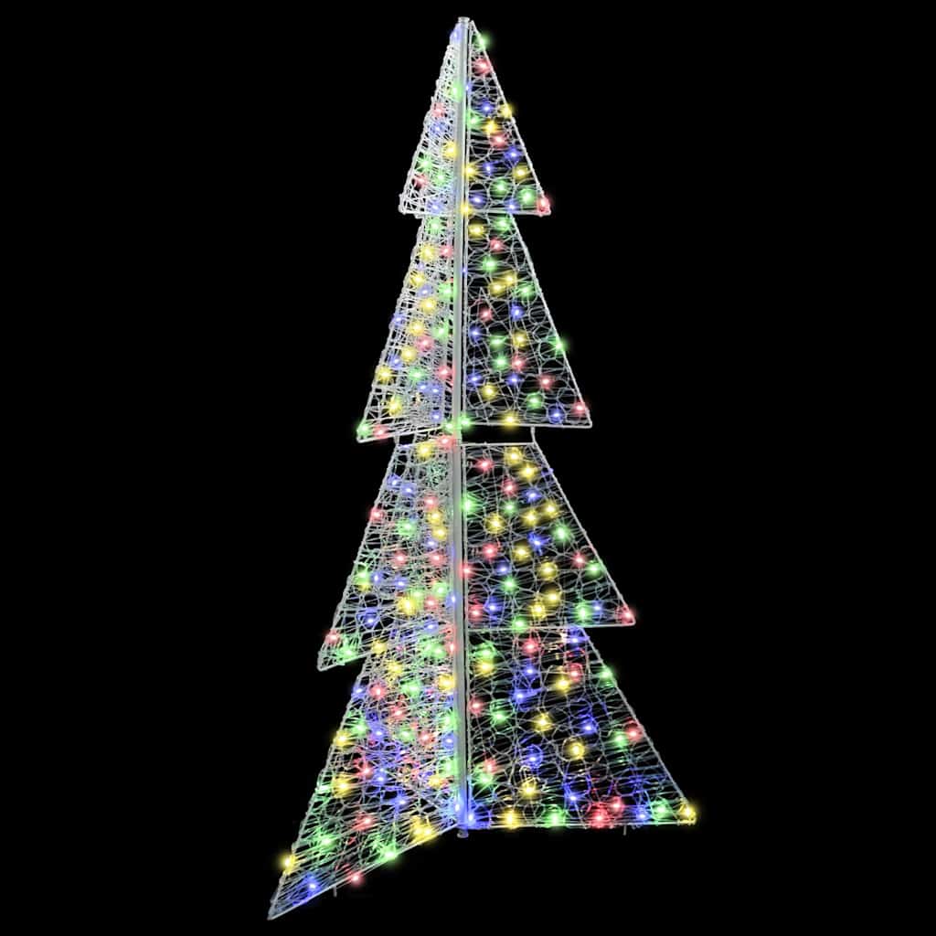Weihnachtsbaum mit 100 LEDs Warmes Weiß 120 cm Acryl