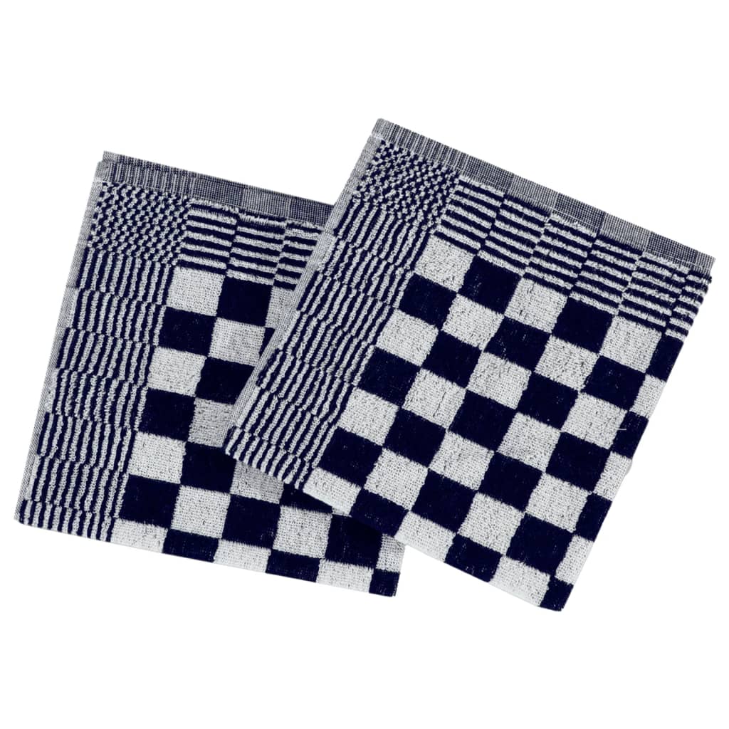 10-tlg. Handtuch-Set Schwarz und Grau Baumwolle