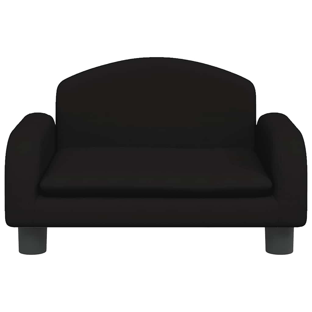 Kindersofa Creme 70x45x30 cm Stoff